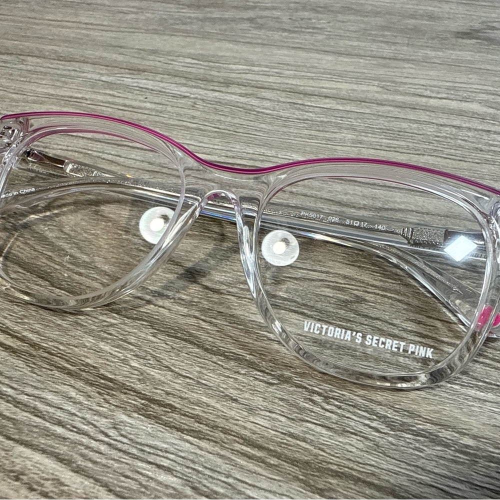 Victoria's Secret Pink Eyeglasses Frames Clear 51-17-140 NEW VS1
